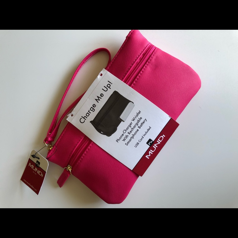 Phone charger wristlet by Mundi